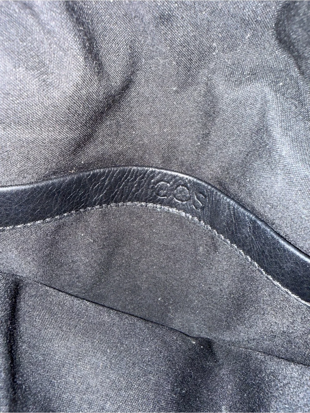 COS Black Supple Leather Minimalist Crossbody / Shoulder Bag